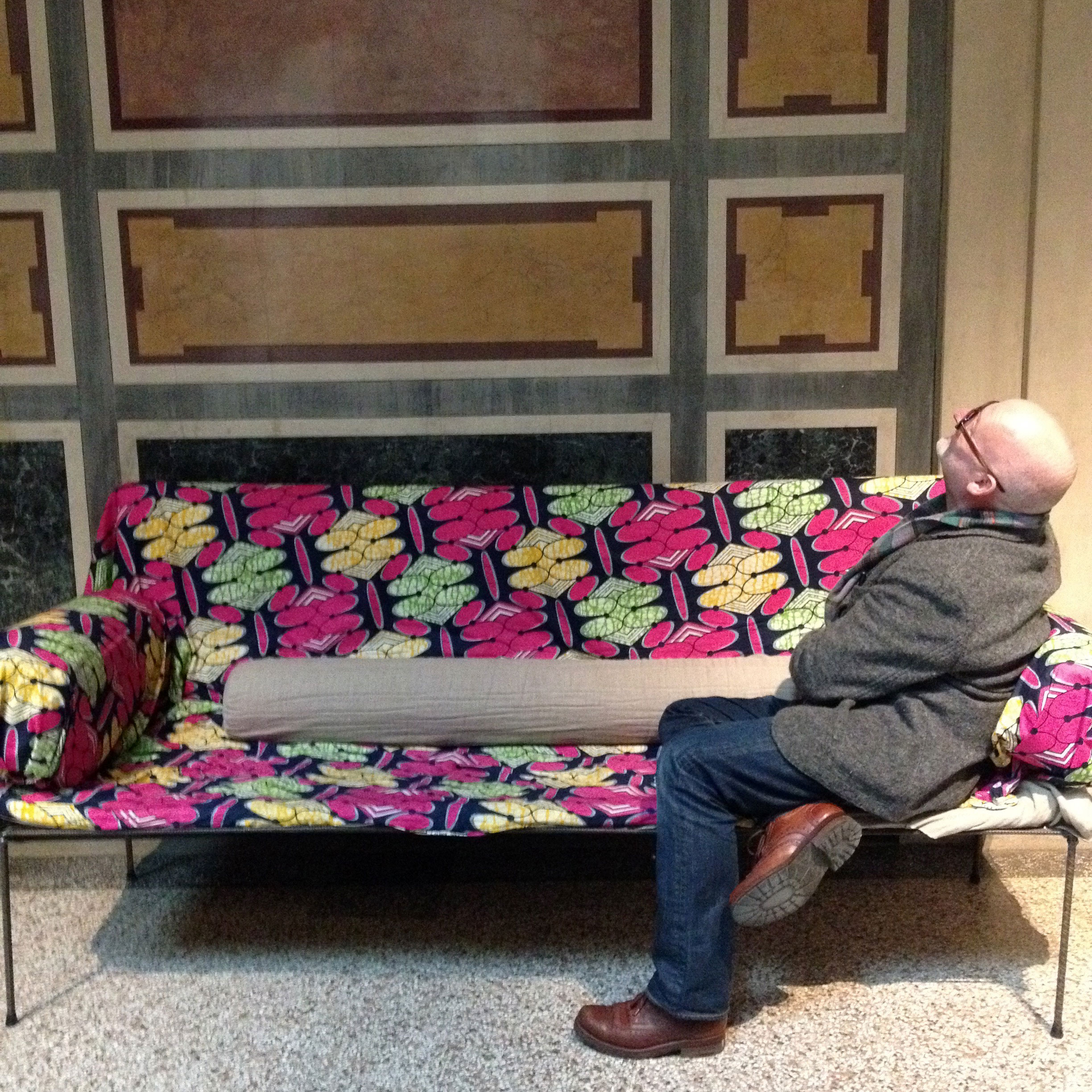 Martin Bohn, Sofa:  Franz West,  MAK Wien