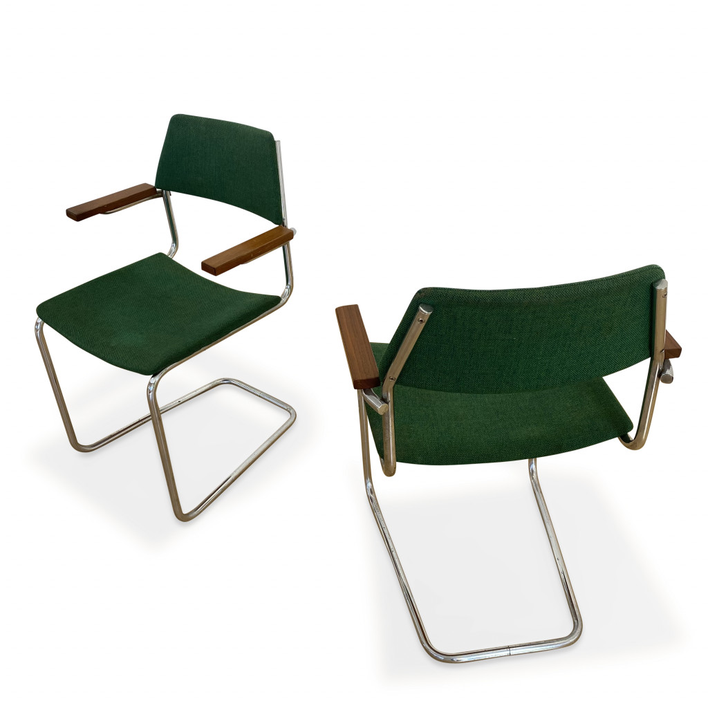 Armlehnstuhl 'Freischwinger', Walter Pabst, 1960er Jahre