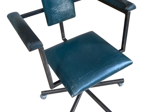 Armlehnstuhl 'Rollstuhl', Jojo Eckhardt, 1989