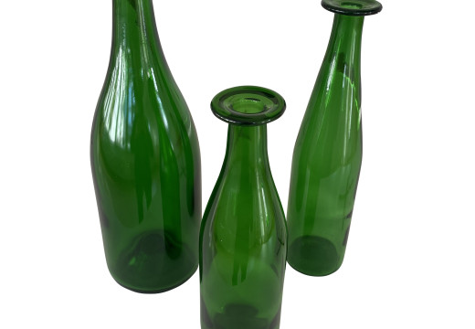 Drei grüne Flaschen 'PROGETTO OGGETTO'; Jasper Morrison, 1988