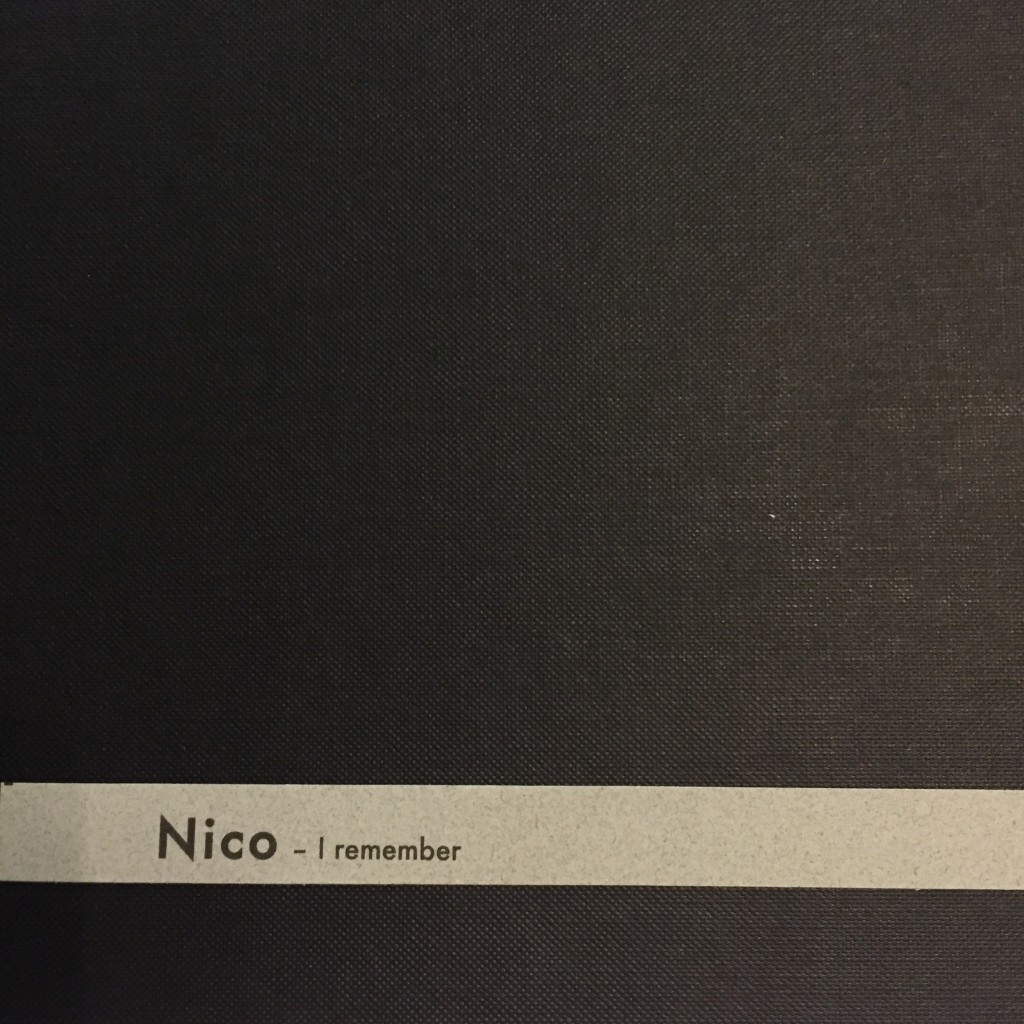 Edition 'NICO - I remember', Dieter Bork 1961
