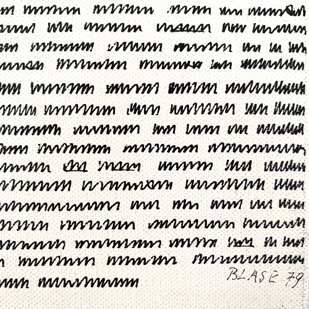 Federzeichnung 'Picasso-Geschichten', Karl Oskar Blase, 1979