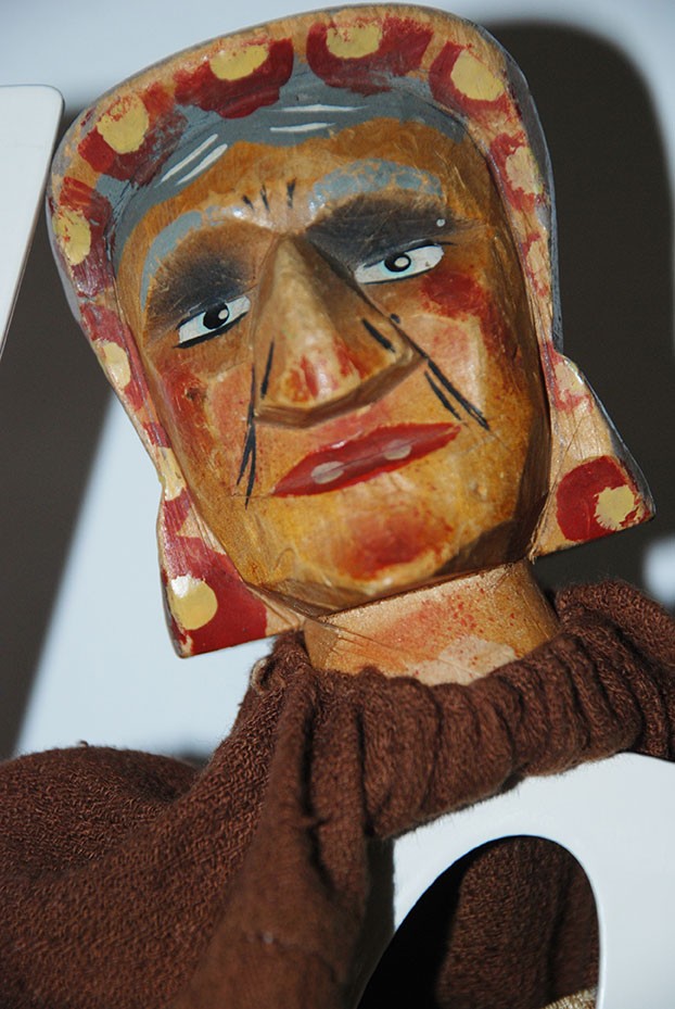 Paar Handpuppen, wohl 1920/30er Jahre