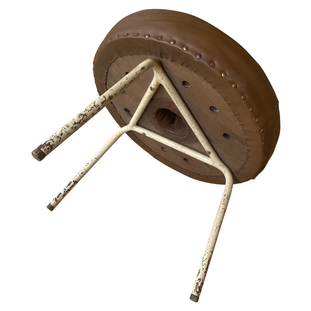 Hocker 'Dreibein', Eugen Schmidt, 1950er Jahre