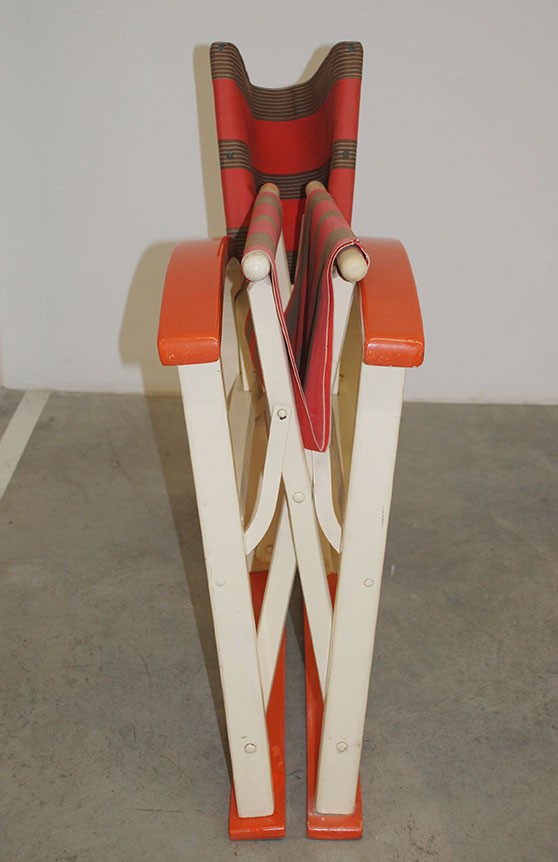 Klappstuhl mit Armlehnen, 1930er Jahre