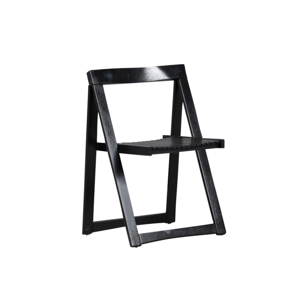 Klapptisch mit vier Klappstühlen, Aldo Jacober, 1960er Jahre