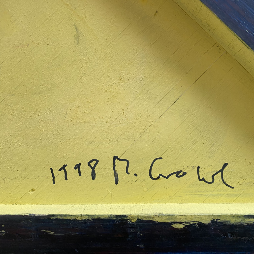Konsole mit Dreibeinstuhl 'Stilleben', Michael Growe, 1998