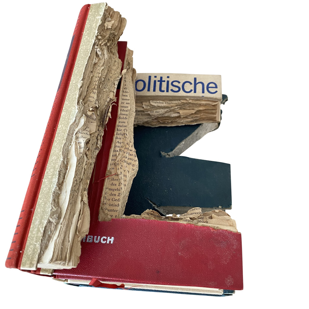 Künstlerbuch 'vierteiliges Buchobjekt', Penk, 1980 er Jahre