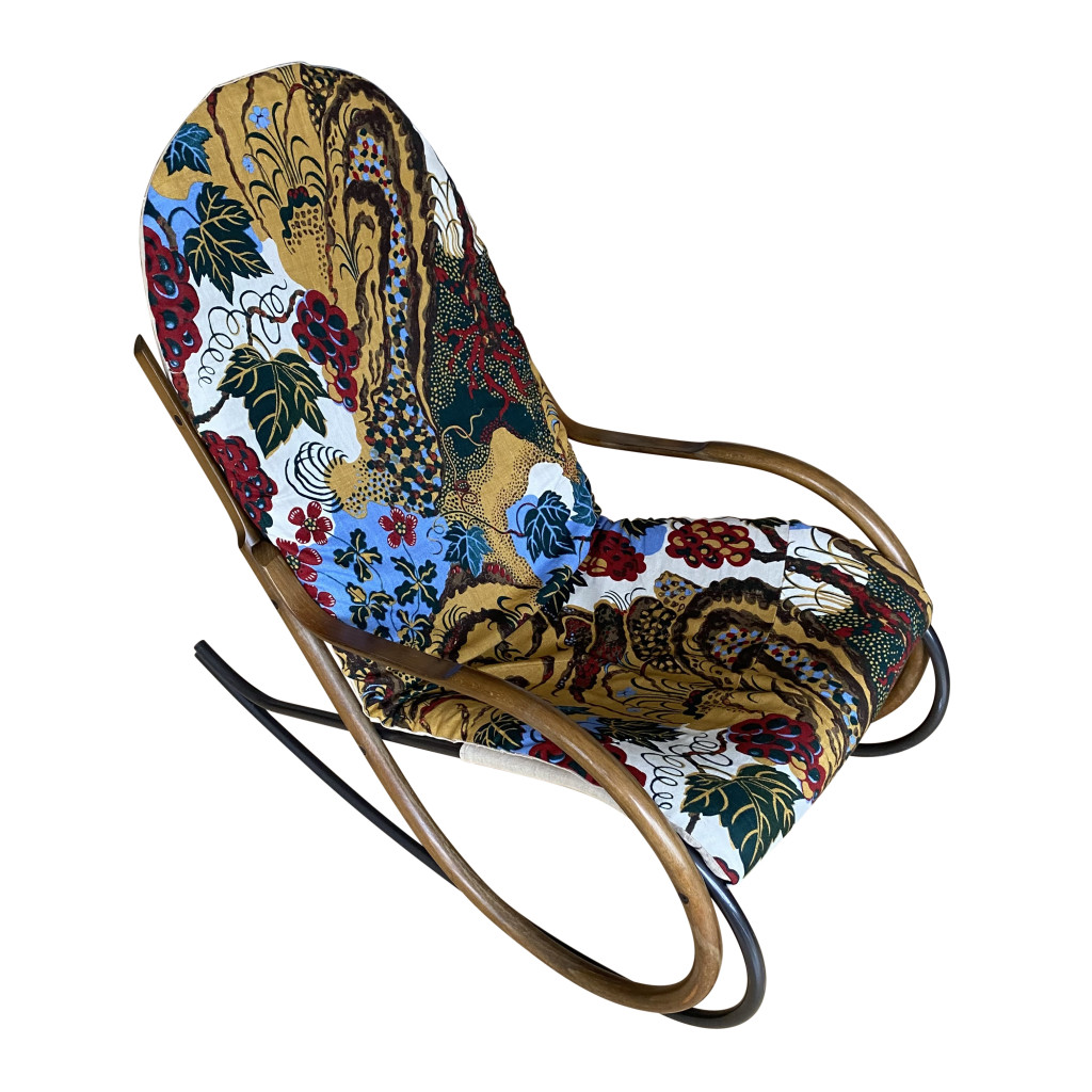 Schaukelstuhl,'NONNA', Paul Tuttle, 1970er Jahre