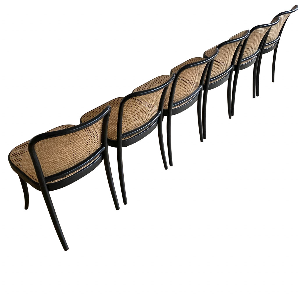 Sechs Bugholzstühle '811', Josef Hoffmann 1930er Jahre