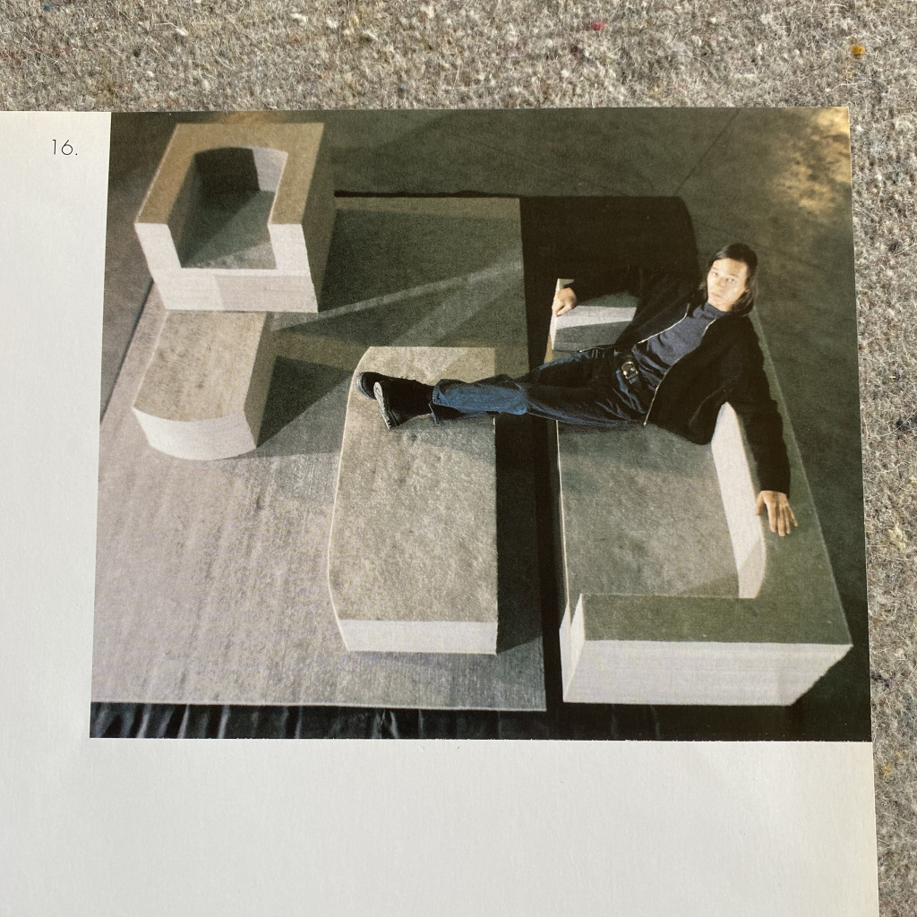 Sofa mit Ottoman 'Hommage an Joseph Beuys', Christoph R. Siebrasse,  1990