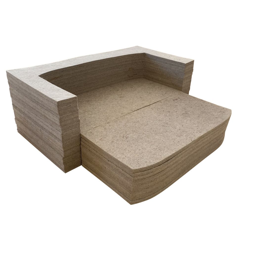 Sofa mit Ottoman 'Hommage an Joseph Beuys', Christoph R. Siebrasse,  1990