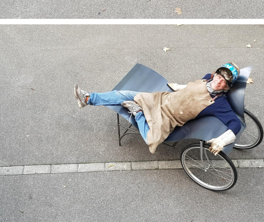 Skulptur 'DIWAN', Meyer Voggenreiter/Reinhard Müller, 1989/2025