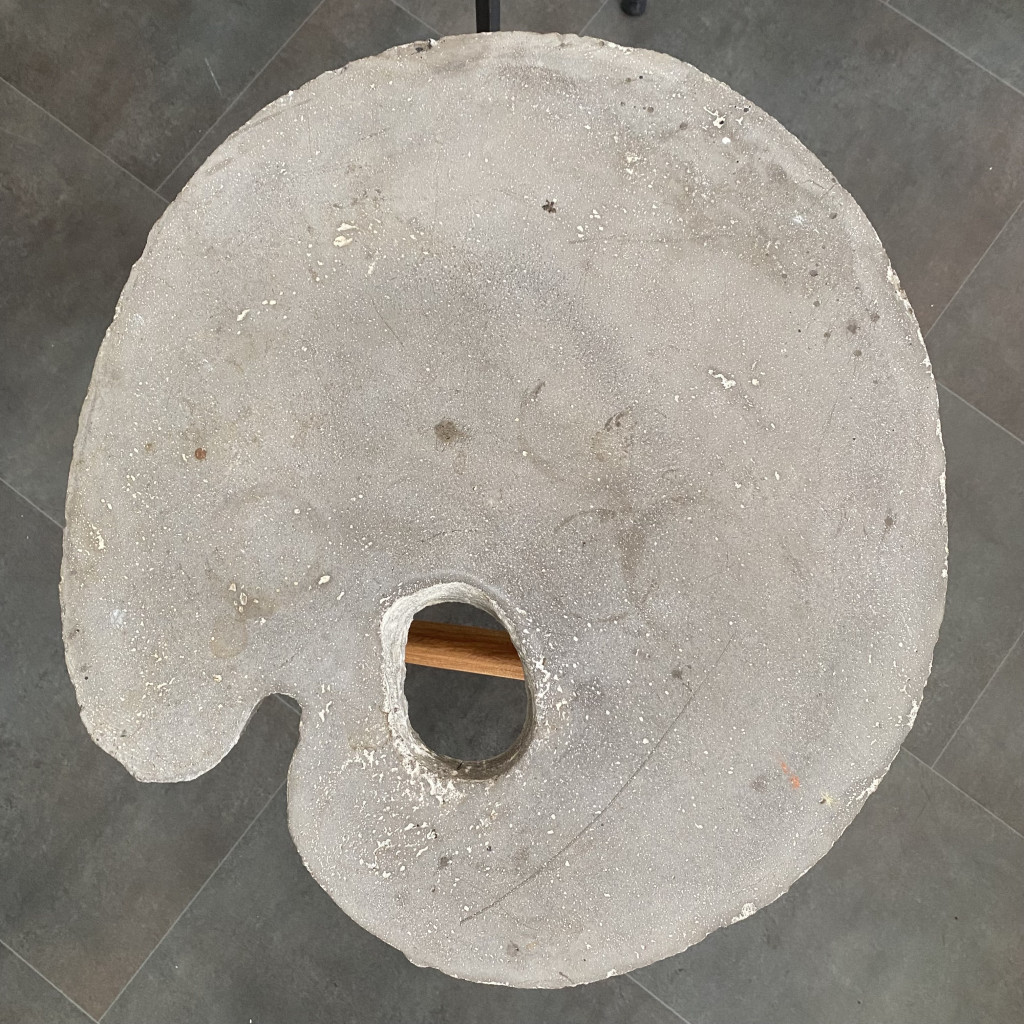 Skulptur 'Palettentisch', Ulrich Görtz, 2001