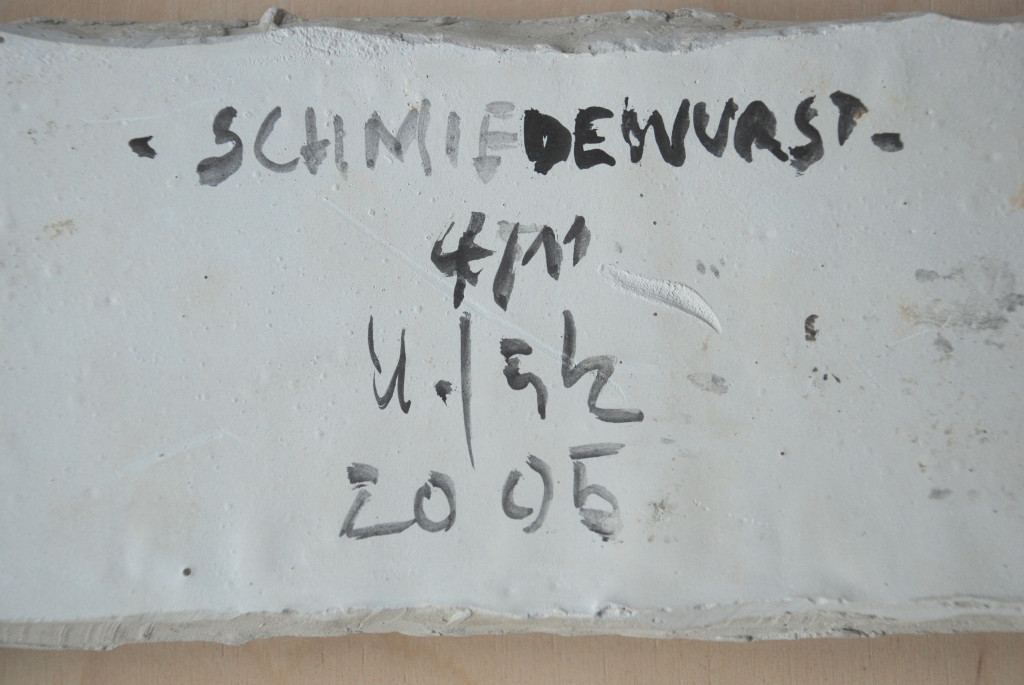 Skulptur 'Schmiedewurst' 4/10, Ulrich Görtz 1993/2005