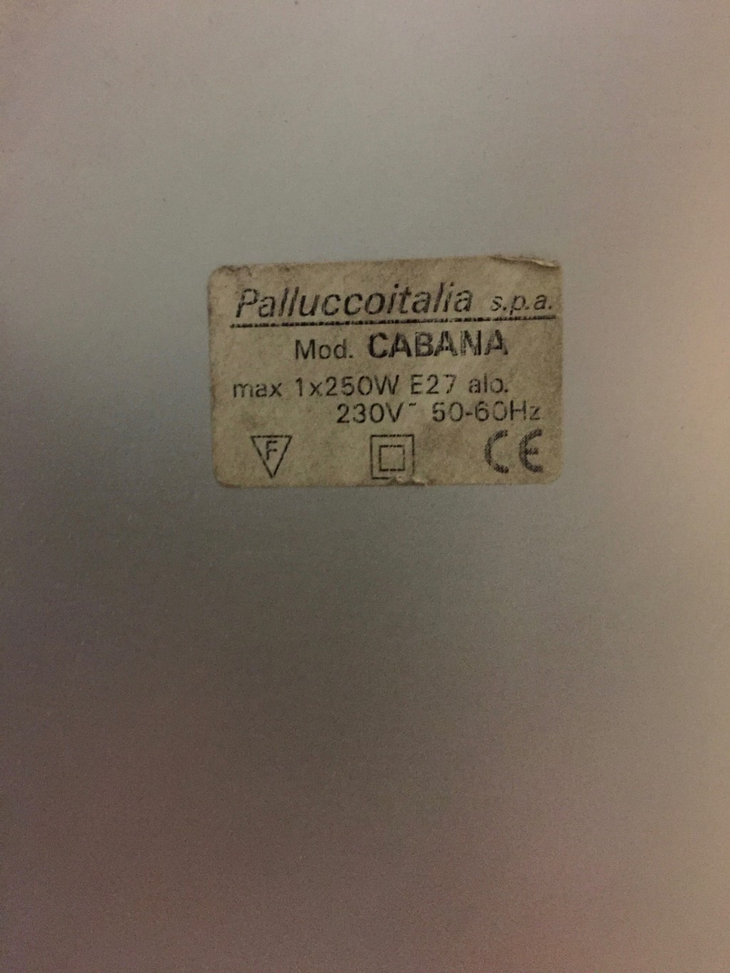 Stehleuchte 'Cabana', Christian Deuber 1998