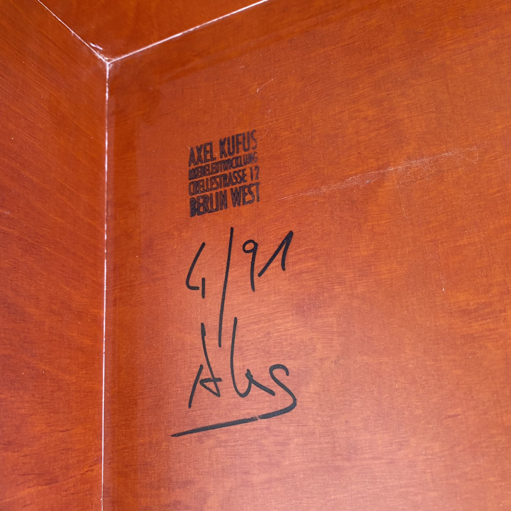 Tisch '4/91', Axel Kufus, 1991