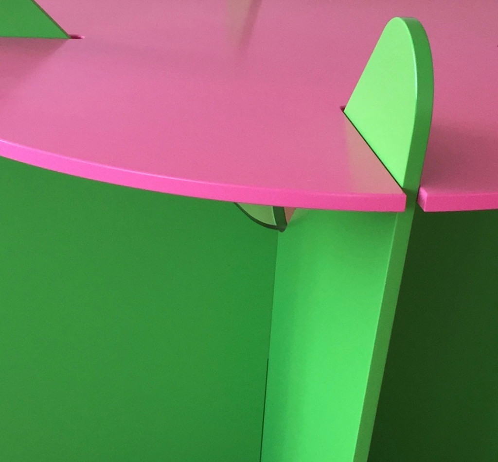 Tisch und Hocker 'Kaktus', Christopf R. Siebrasse 1977/2013